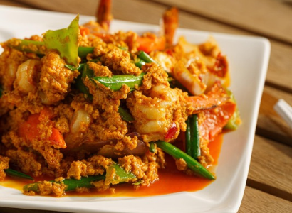 Spicy Sour Stir-fried Shrimp Curry